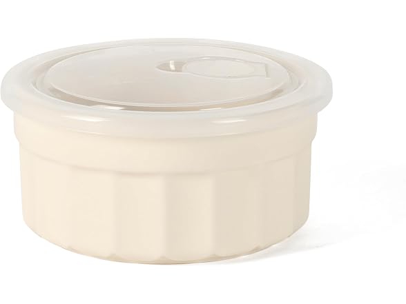 Martha Stewart 6 Piece Stoneware Meal Prep Container Set