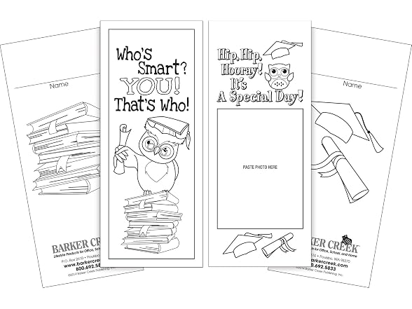 Barker Creek Bookmark Set, Color Me!