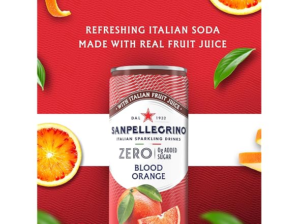 Sanpellegrino Blood Orange, 0g Added