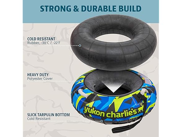 Yukon 46” Heavy-Duty Snow Tube 7+