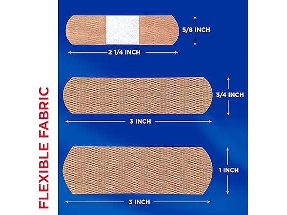Band-Aid Fabric Flex Twin, 200ct