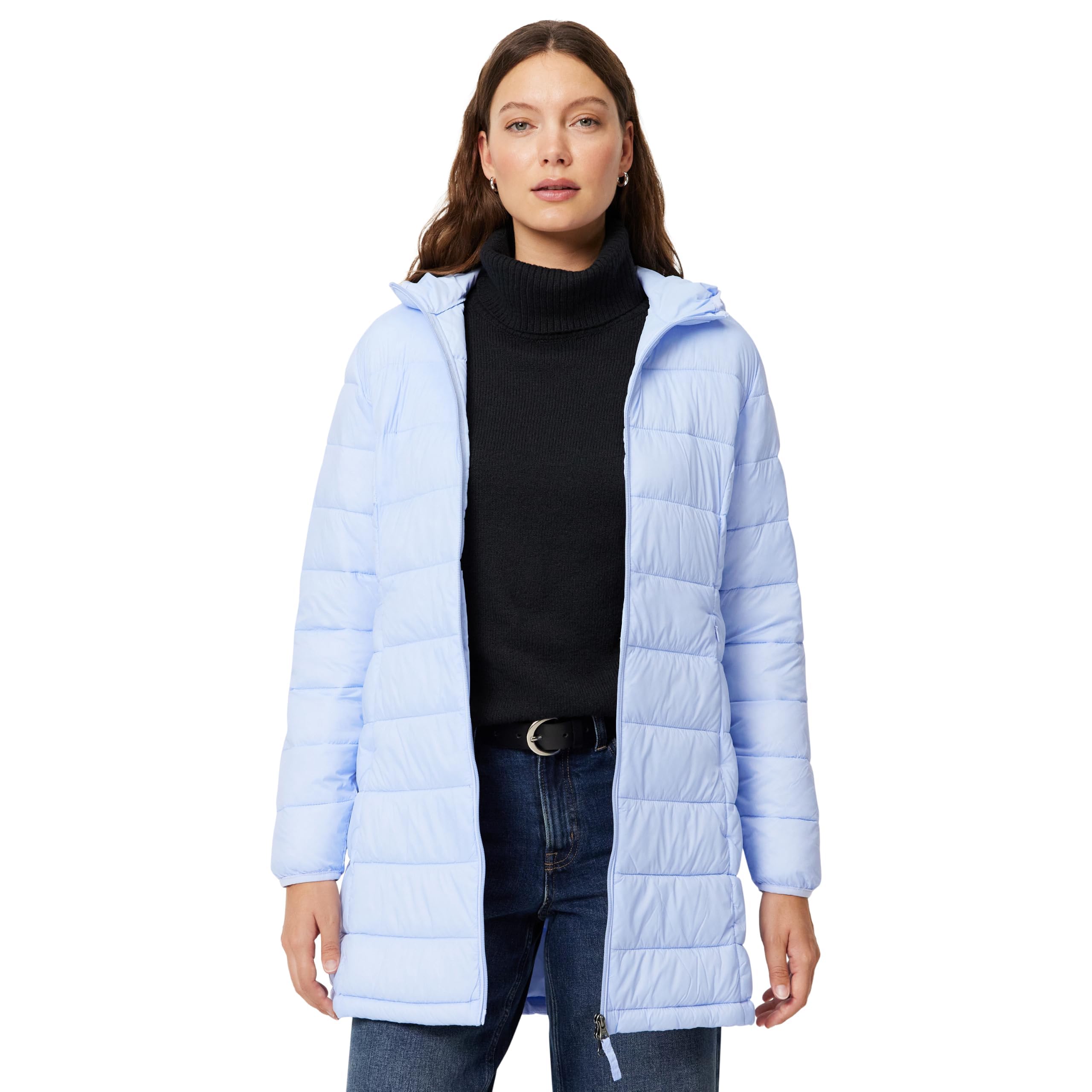 Amazon Essentials Women Lightweight Hooded Coat - Gallery 12
