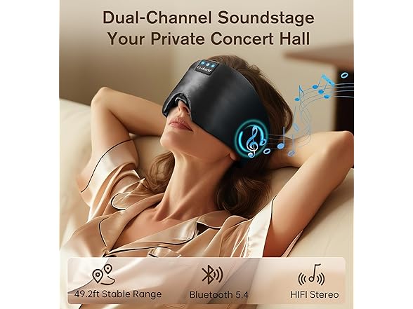 LC-dolida Luxurious Silk Soft Sleep Mask