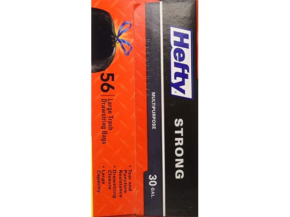 3PK Hefty Hefty Strong Large 30 Gallon Trash Bags