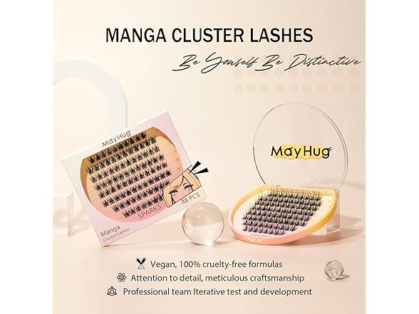 MayHug 88Pcs 8-16MIX DIY Lash Extension