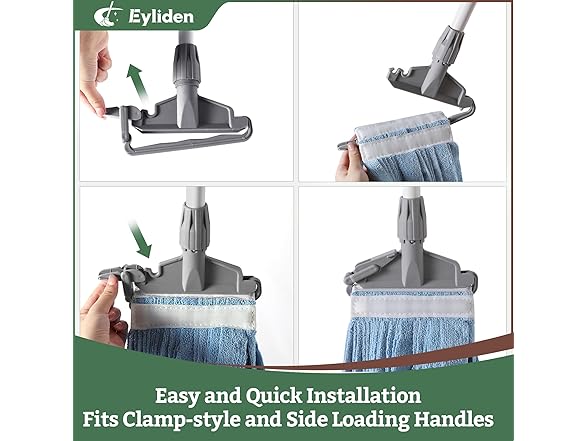 Eyliden 4 Pack Commercial Mop Head