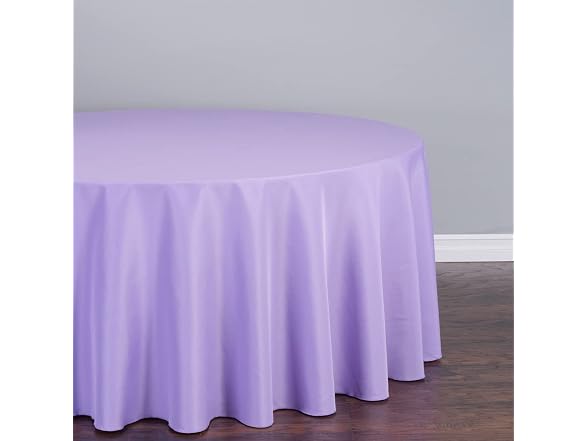 LinenTablecloth 108-Inch Round Tablecloth Lavender