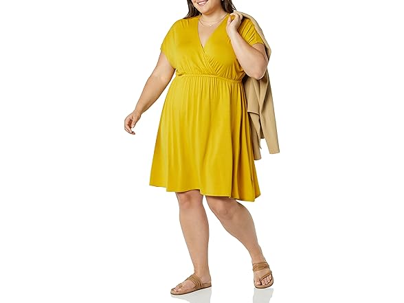 Amazon Essentials Women Large Surplice Dress