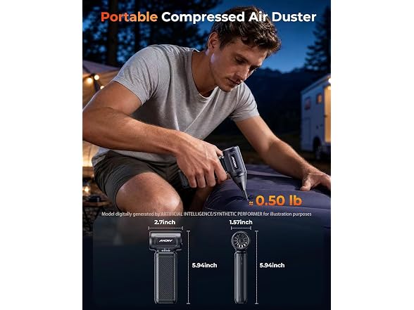 Anoiiv Compressed Air Duster 130000RPM