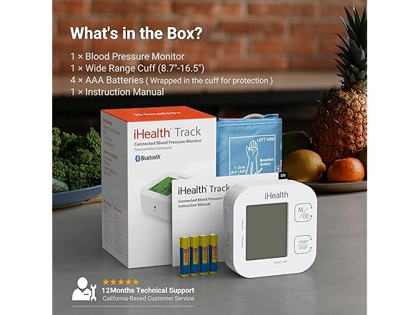 iHealth Smart Upper Arm Blood Pressure Monitor
