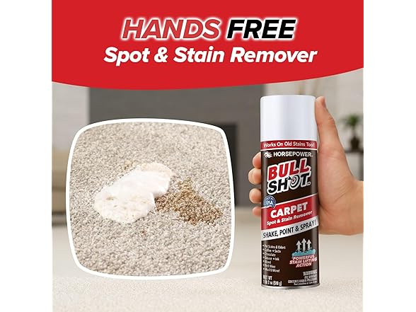 Horsepower BullShot Carpet Spot & Stain Remover- 2PK