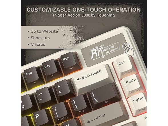 RK L75 Wireless Hot-Swappable Mechanical Keyboard