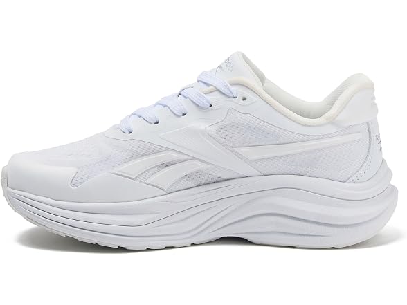 Reebok Futura Dash Running Shoes for Women, White/Metallic Silver, 11 Medium