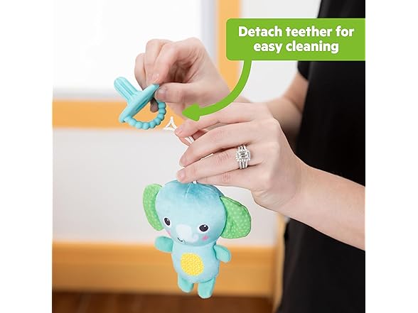 Bright Starts SootheMate Plush Elephant Teether