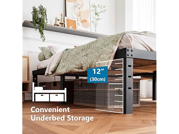 ZIYOO California King Bed Frame 14 inches Tall