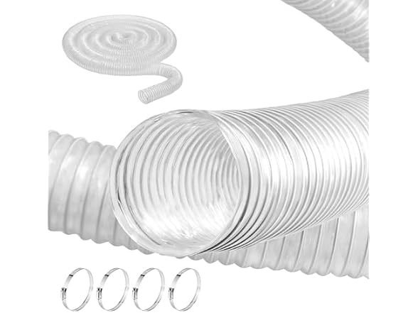 Dust Collection Hose, 2.5'' x 20', Thickened PVC