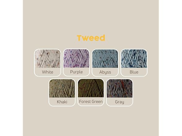 S Sensy Tweed-Premium Acrylic #4 Medium