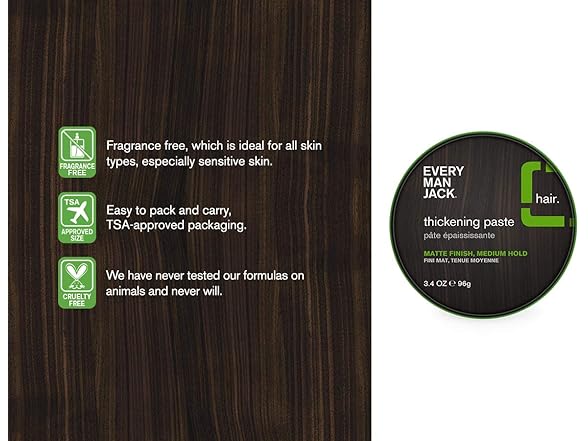 Every Man Jack Mens Hair Styling Thicken
