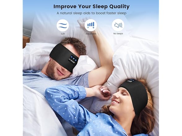 LC-dolida BT Headband Sleep Headphones