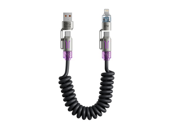 Power Spring 4-in-1 240W Fast Charging Cable