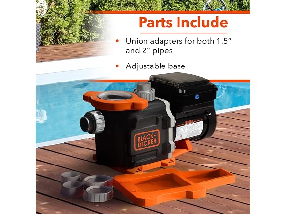 BLACK+DECKER 1.5 HP Variable Speed In (115V/230V)