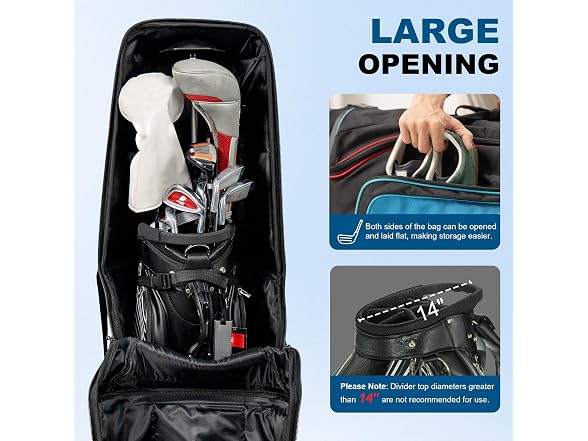 Aeroabyss Hard Case Golf Travel Bag