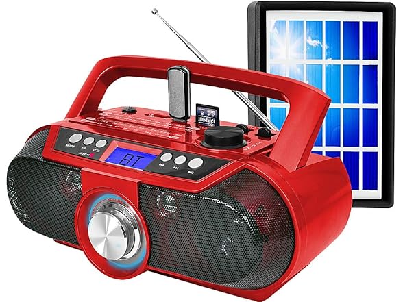 Solar Rechargeable Bluetooth Speaker