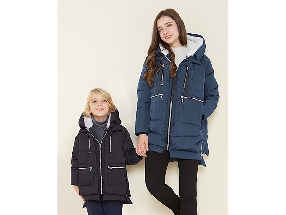 Children Hooded Winter Down Coat