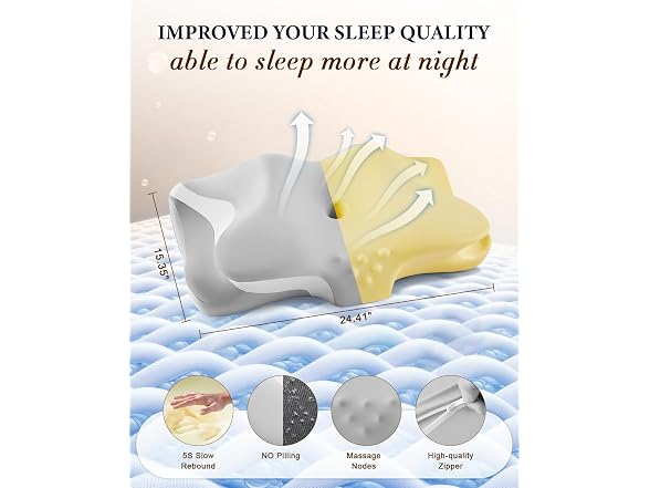 Safotad Camping Pillow with Hand Rolled Bag