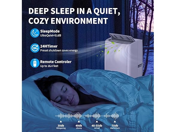 KOKEBREN 14,000 BTU Portable Air Conditioners