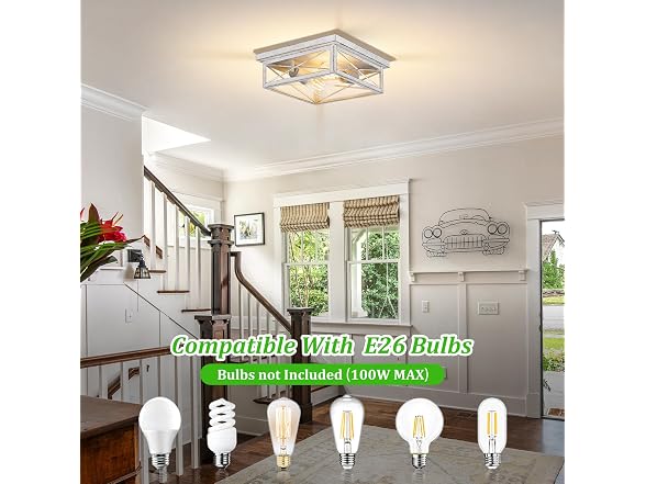 Kondras B0DLVZG28B 2-Pack Metal Kitchen Light Fixtures