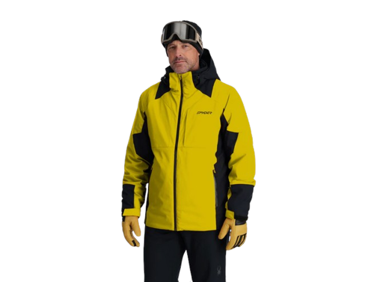 Spyder Mens Standard Contact Insulated Ski Hooded Snow Jacket