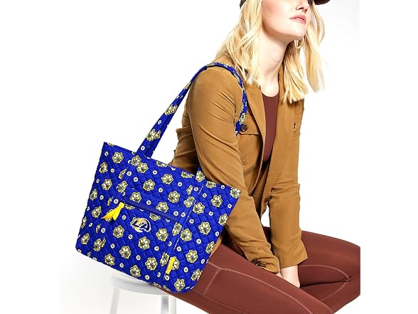 Vera Bradley Women's Cotton Nfl Small Vera Tote Bag LA 