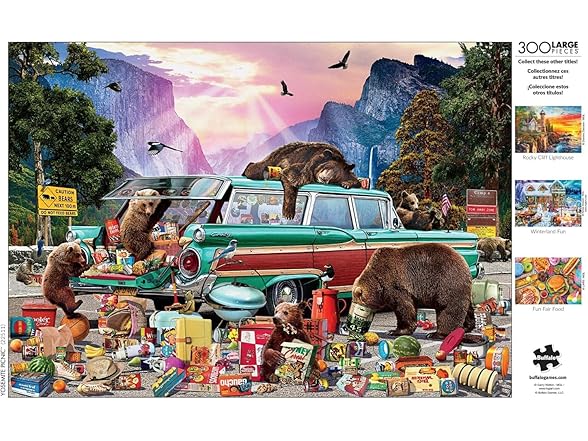 Garry Walton - Yosemite Picnic - 300 Piece Jigsaw Puzzle