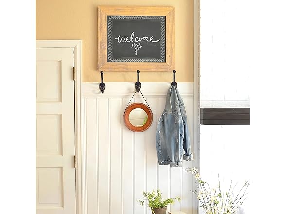 rumdraw 5-Pack Rustic Wall Hooks