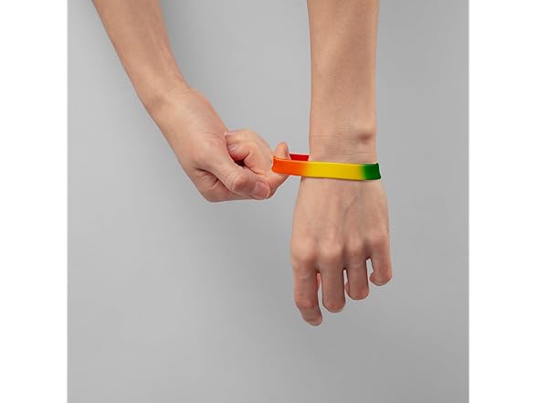 SuntonSports Rainbow Rubber Bracelets