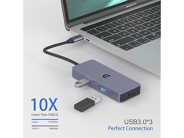 Tiergrade USB C Hub Multiport Adapter