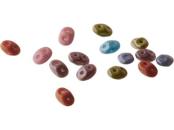 SuperDuo Czech Two Hole Crystal Approx Seed Beads