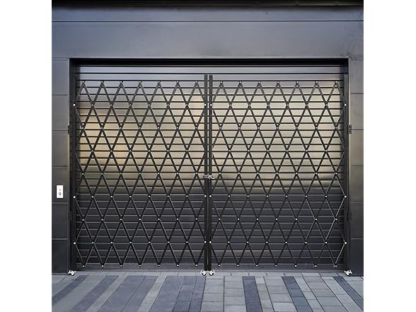 VEVOR Double Folding Security Gate, 6-1/2' H x 12' W