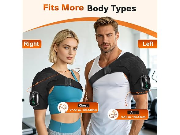 WoloyHeatie Cordless Shoulder Heat Wrap