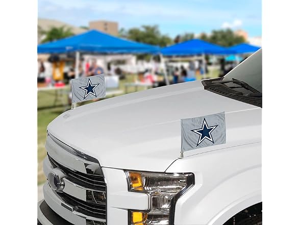 FANMATS NFL Cowboys Ambassador Car Flags