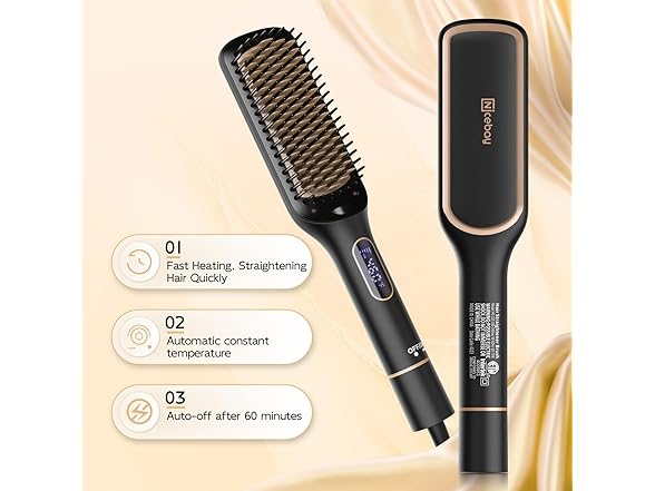 Nicebay Hair Straightener Brush