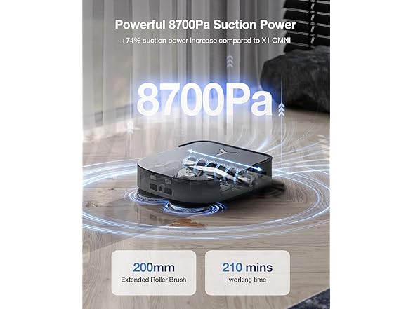 ECOVACS DEEBOT X2 Combo Robot Vacuum and Mop