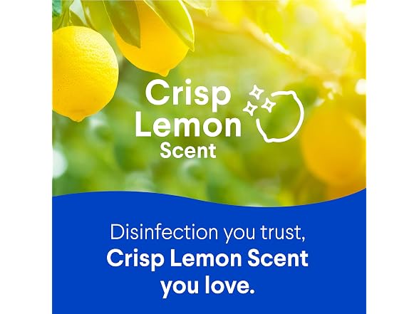 Clorox Disinfecting Wipes Crisp Lemon 75ct