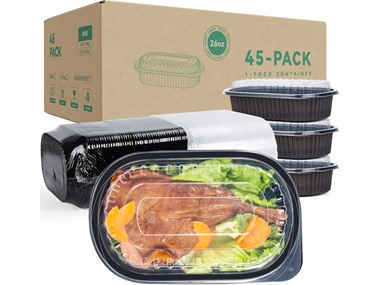 $21.99, Was $34.99, 37% Off! 45 Pack Reusable To Go Food Containers dealfomo