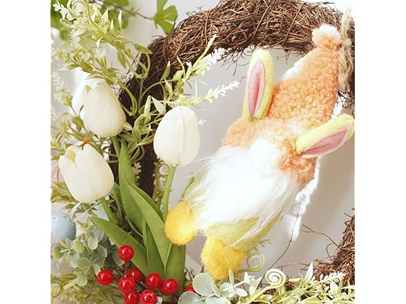 WWYH Home Decor Flowers Rabbits Bunny