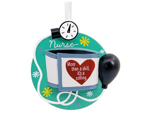 Hallmark Nursing is a Calling Blood Pressure Cuff Ornament