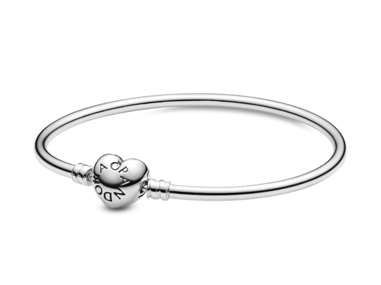 PANDORA 596268-19 19cm, 7.5 inches Pandora Bangle, Logo Sm (Open Box)