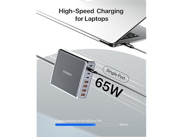 Nubeno 8-Port 140W USB Charging Station