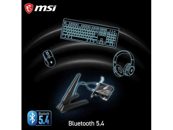 MSI Herald BE9400 PCIe Card WiFi 7